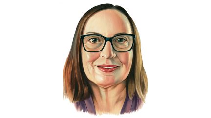 Phyllis Klein portrait by Chris Buzelli