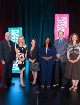 From left: Kyle Cotrufello, Alphabet Inc. (Google); Joseph McKearin, Green Mountain Power Corporation; Lisa Colston, Fieldale Farms Corporation; Garrett Jackson, Replacements, Ltd.; Don Hall, Zippo Manufacturing Company; Heather Stempien and Junko Fukuma, Healthesystems, LLC; Lana Odabi Smith, Swinerton Incorporated; David D. Harris, Gwinnett County Public Schools; Terry Penta, CBERA; Sonia Perez and Thomas “Mitch” Austin, Palm Beach County Sheriff’s Office; and Lesley White, AARP. (Photo by Anthony Collins)