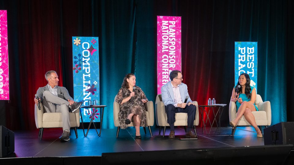 From left: Sean Bjork, Erin Breit, David Levine, Leah Sylvester. (Photo by Anthony Collins)